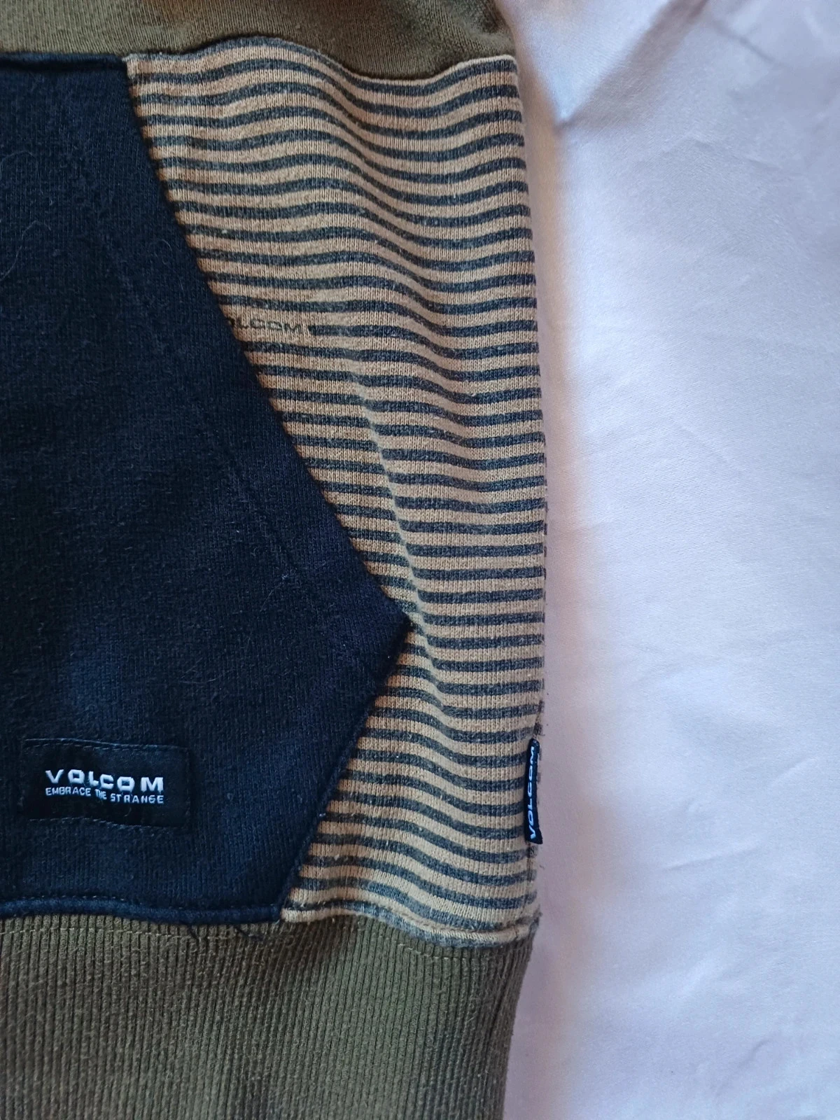 Sudadera con capucha caqui de Volcom para niños de 8 años – photo 10